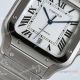 TW Factory Replica Cartier Santos Large Model Silvered Opaline Dial Men's Watch (3)_th.jpg